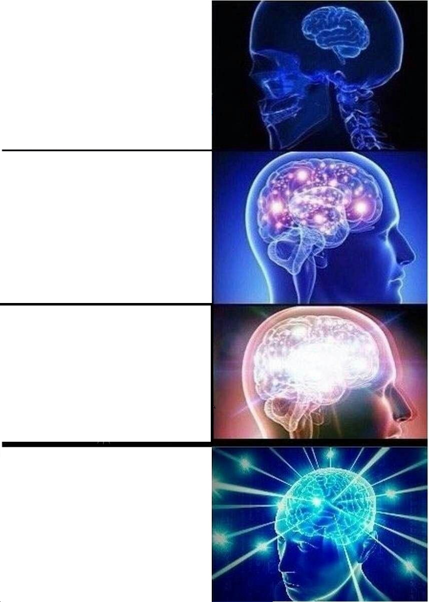 Expanding Brain meme about MIRA